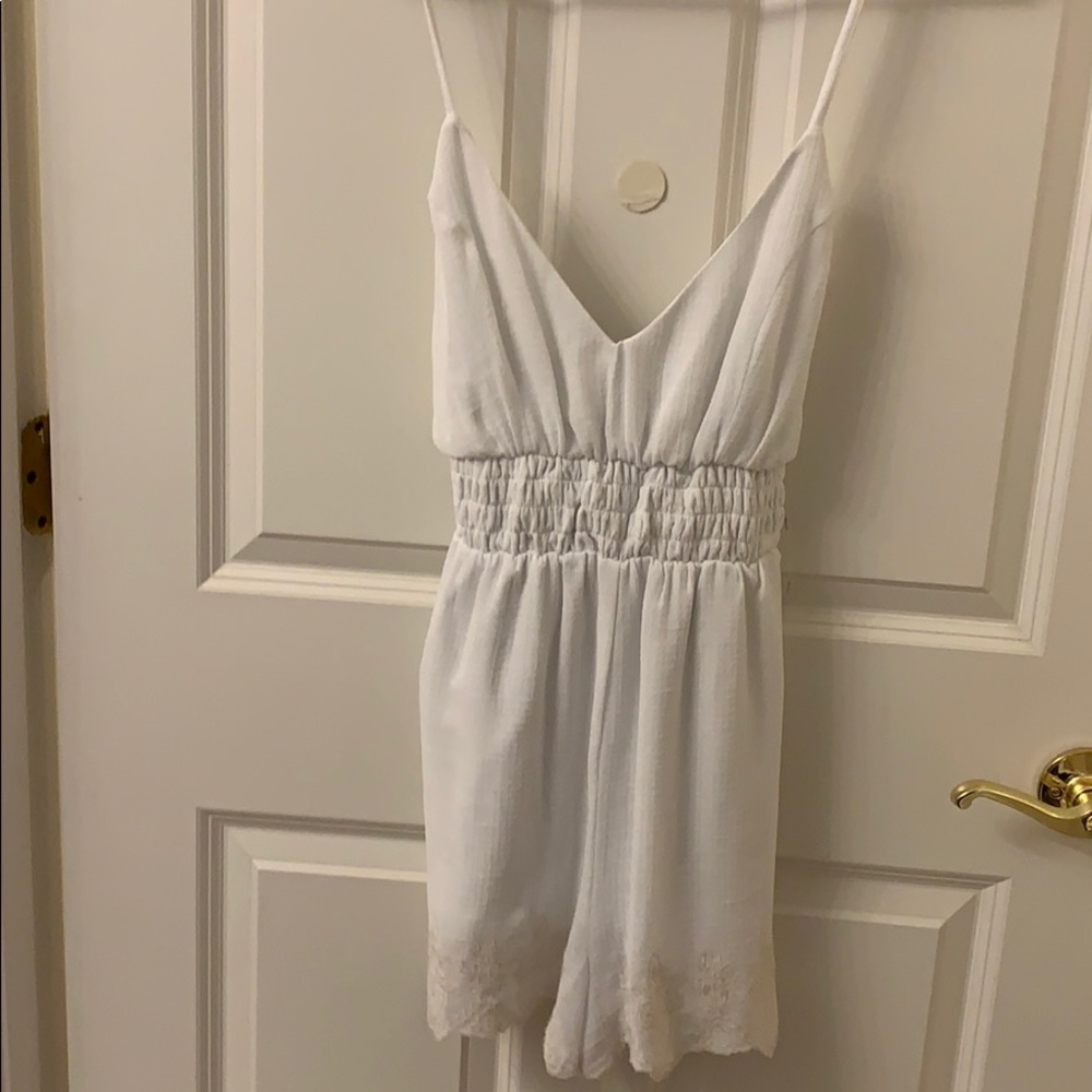 Cute white romper